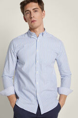 Fifty Outlet Camisa Oxford Rayas marinho mistura
