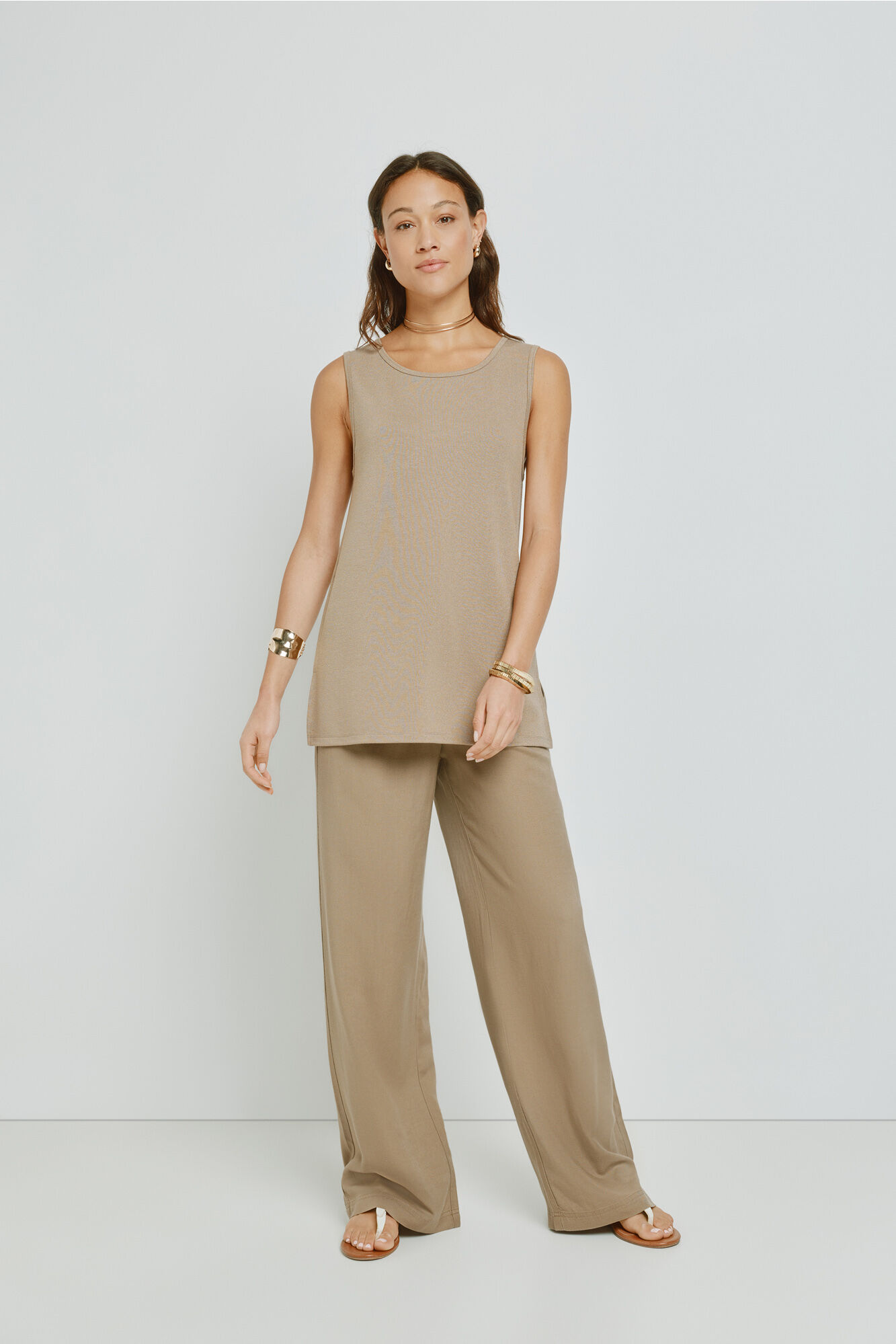 Milano Top gola redonda