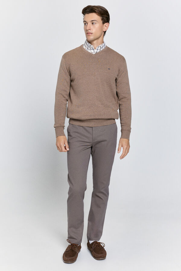 Milano Calças chino slim fit Torrefacçao