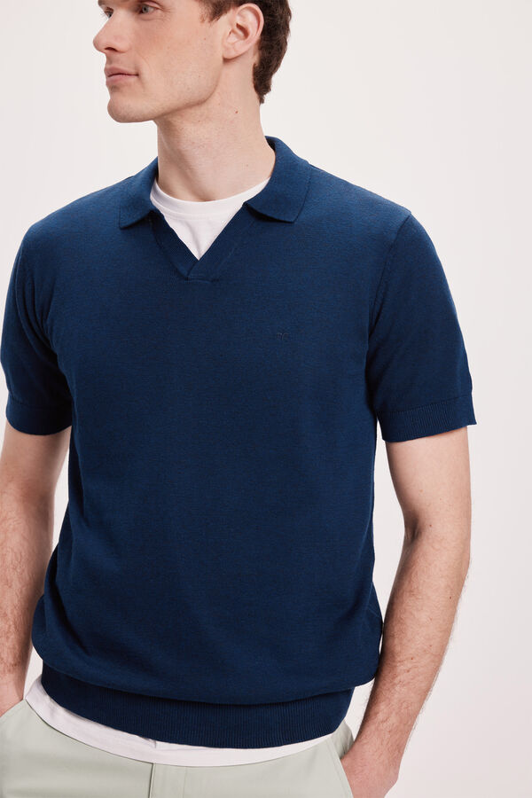 Milano Polo gola V Azul