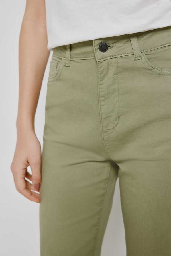 Milano Pantal&oacute;n denim color Kaki Claro