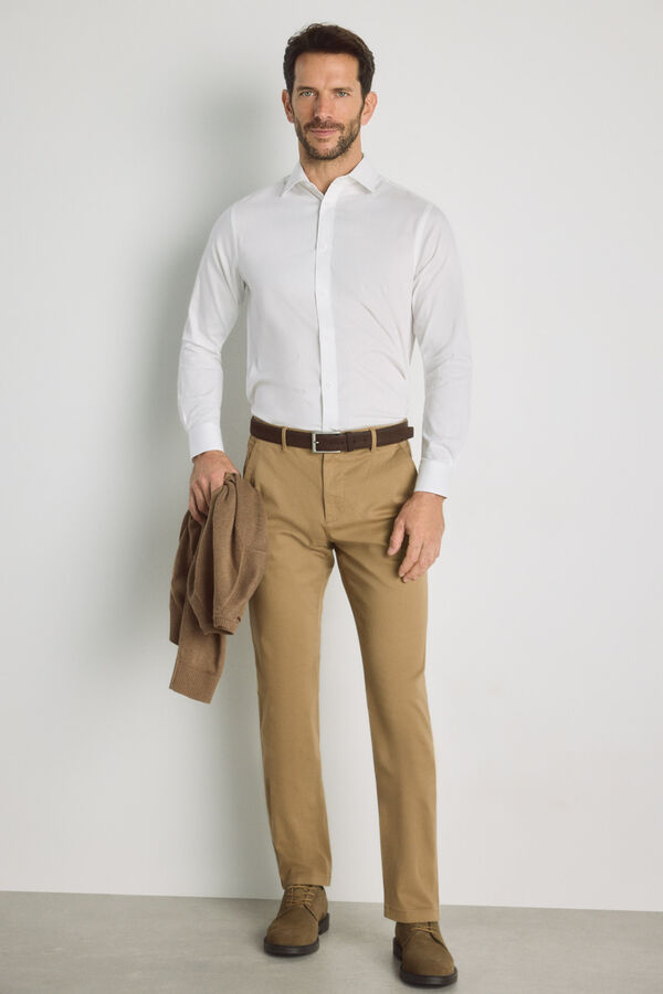 Milano Camisa de manga comprida Branco