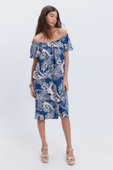 Milano Vestido curto flu&iacute;do Multicolor