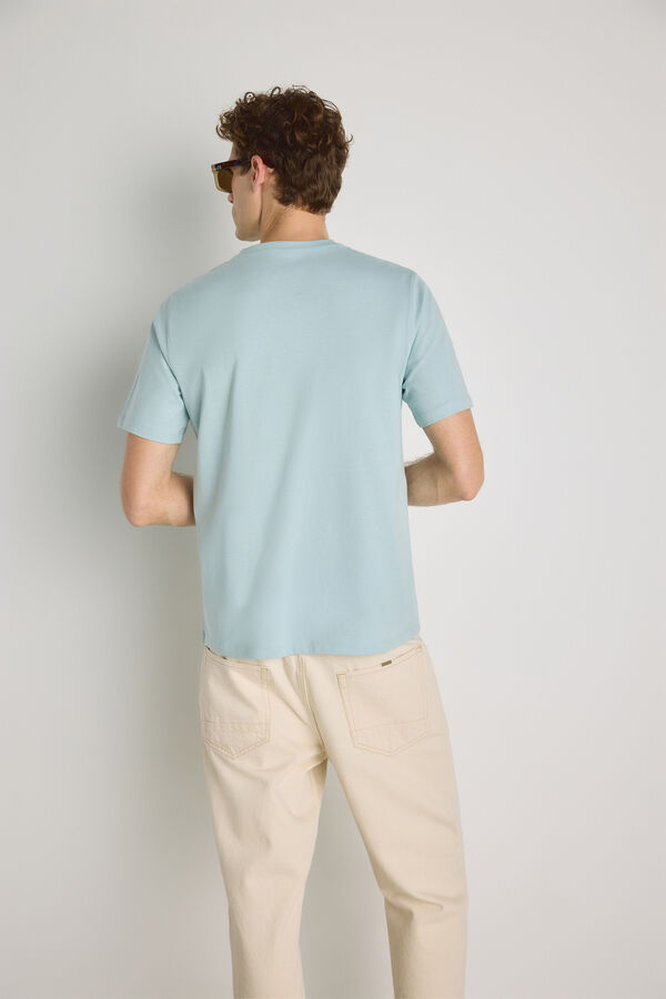 Springfield T-shirt de manga curta Azul