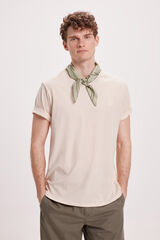 Springfield Camiseta b&aacute;sica com FPS Areia