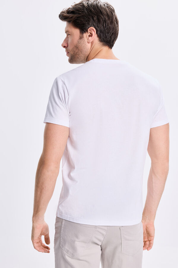 Milano Camiseta Estampda Branco