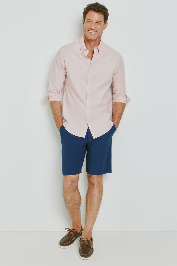 Milano Camisa estructura manga larga Rosa