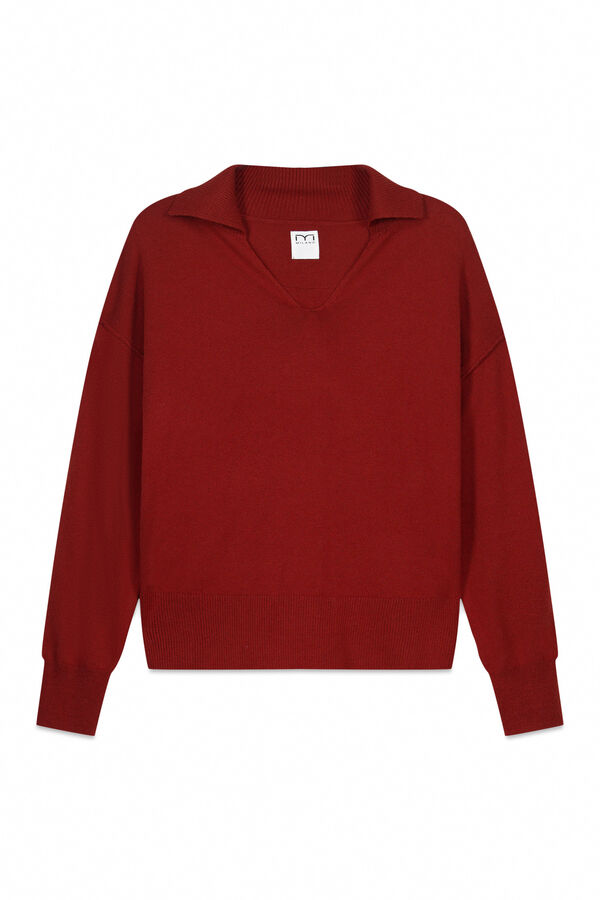 Milano Jersey cuello polo Naranja