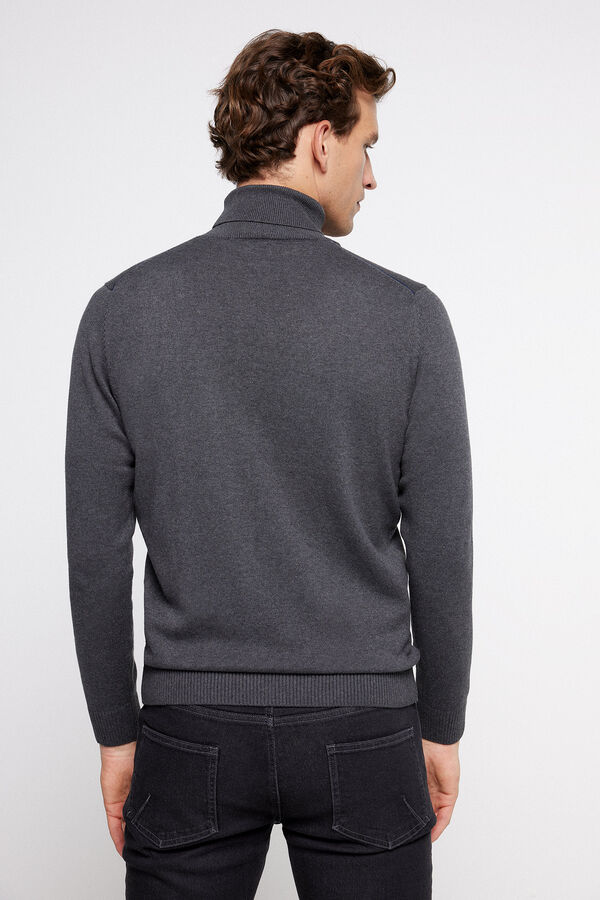 Milano Camisola gola alta Cinza medio