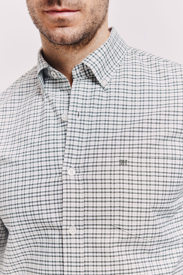 Pedro del Hierro Camisa cuadros manga larga Botella