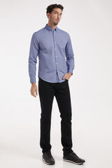 Fifty Outlet Camisa Oxford Lisa azul