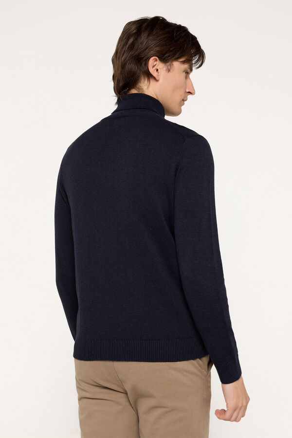 Milano Camisola de gola alta Marinho