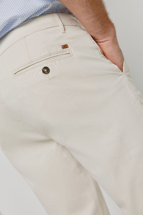 Milano Cal&ccedil;as chino slim fit Bege
