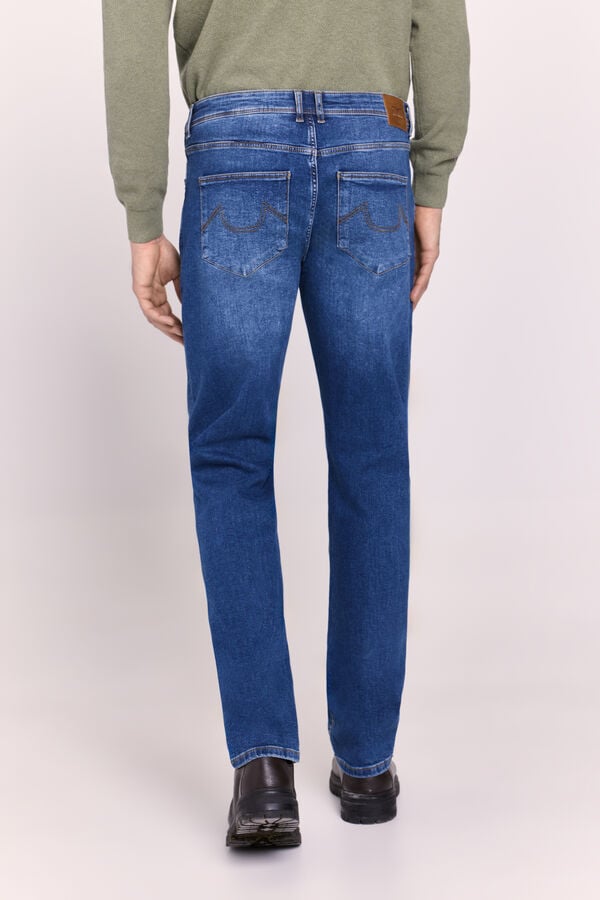 Milano Pantal&oacute;n vaquero fit recto Azul