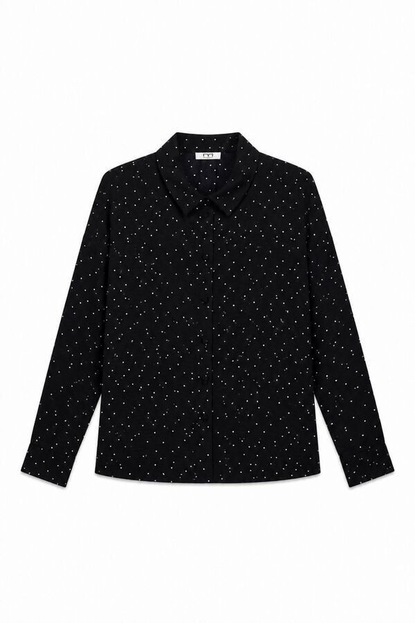 Milano Camisa estampada Preto