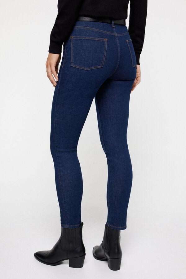 Fifty Outlet Calças Slim Denim Azul