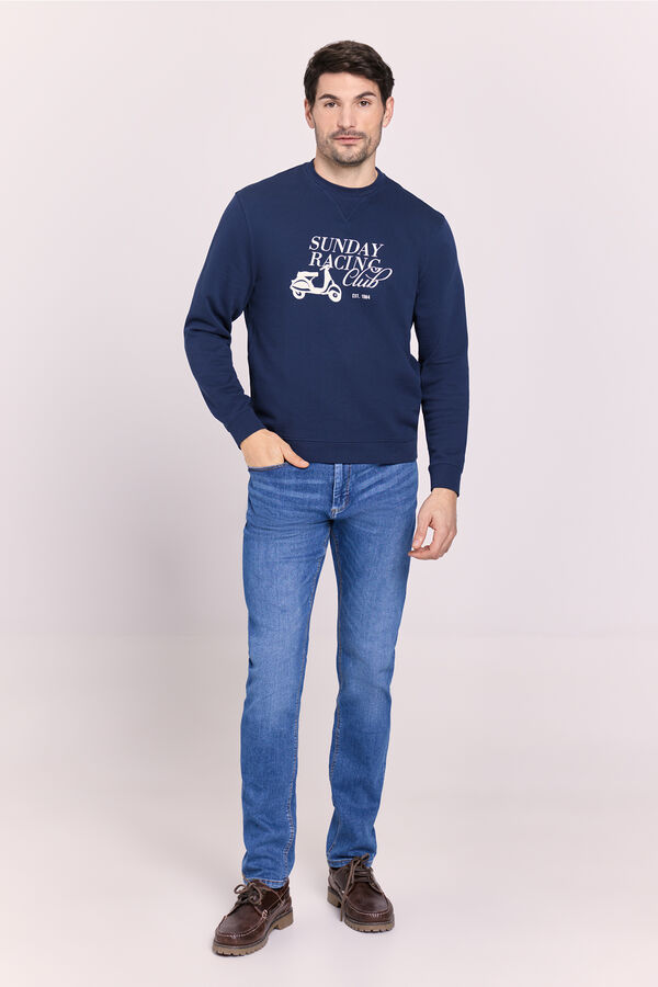 Milano Sudadera cuello redondo Navy