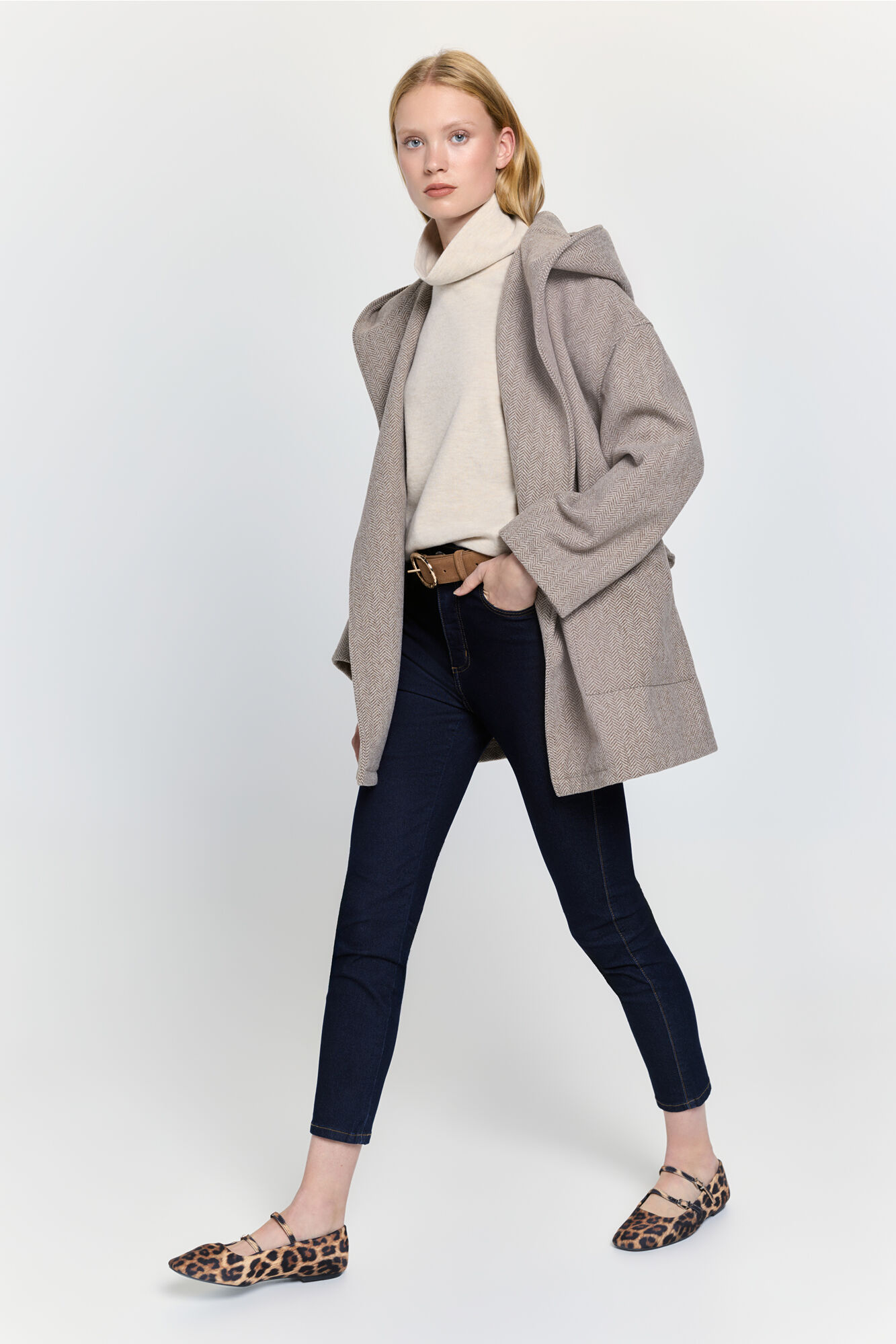 Milano Abrigo de espiga tipo bat&iacute;n