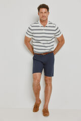 Pedro del Hierro Bermuda lisa Azul