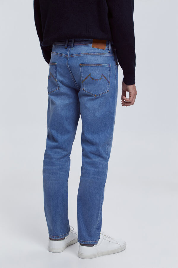 Milano Pantal&oacute;n Denim Slim Azul