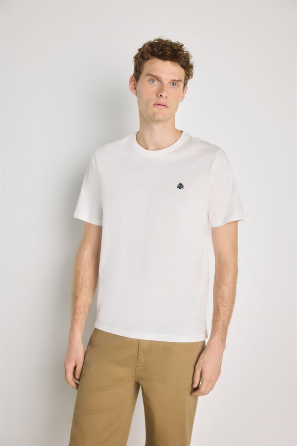 Springfield T-shirt de manga curta Branco
