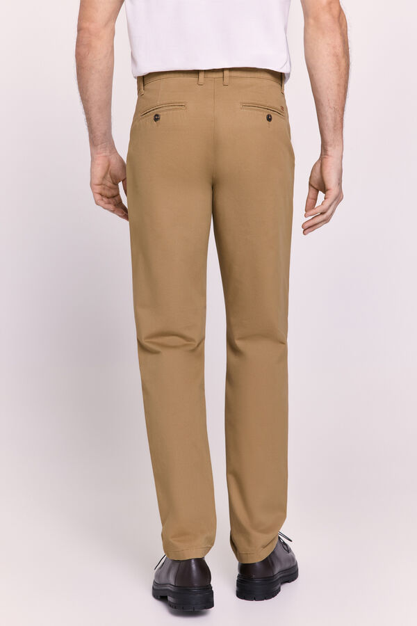 Milano Pantalón chino regular fit Marrón