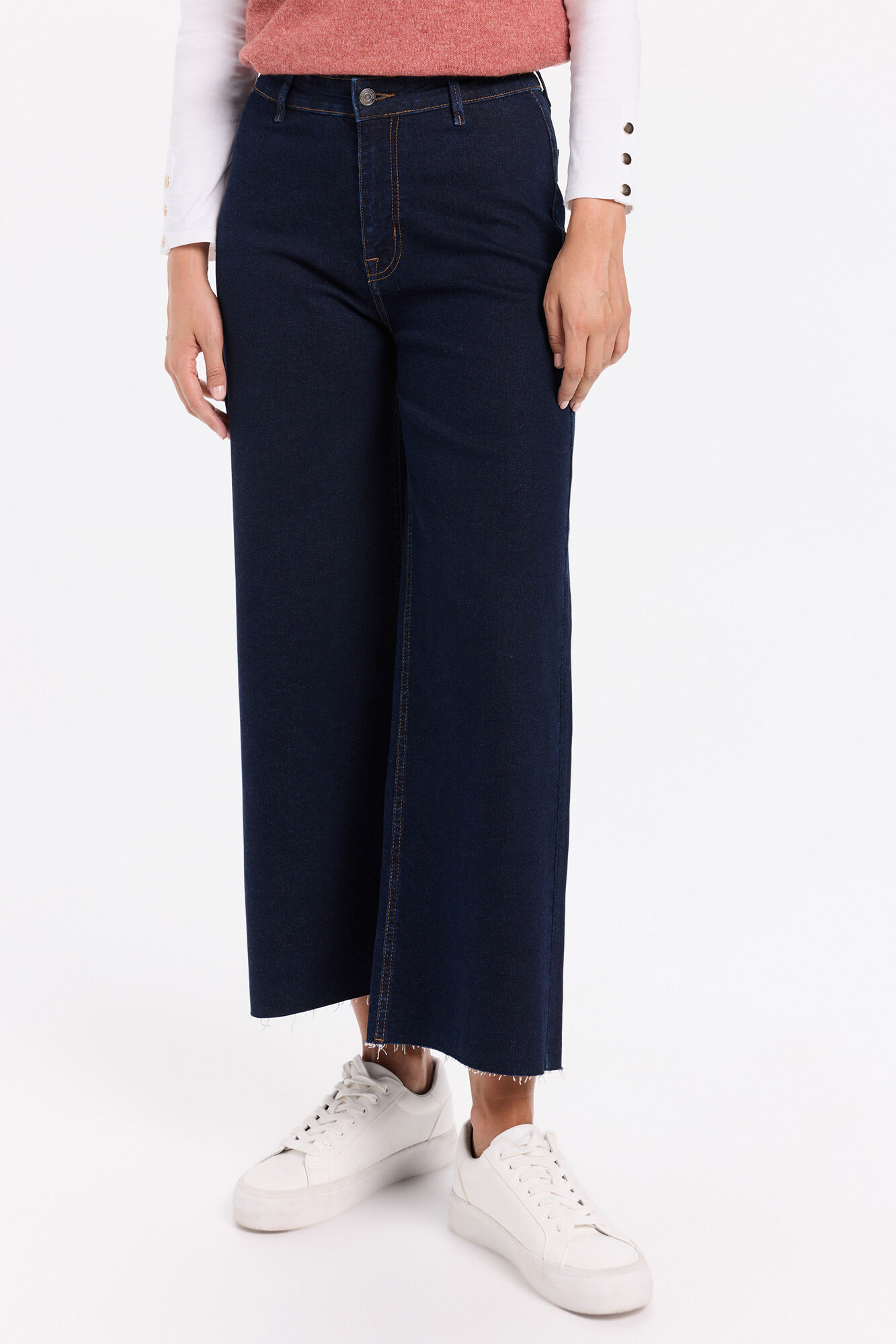 Milano Jeans culotte tiro alto