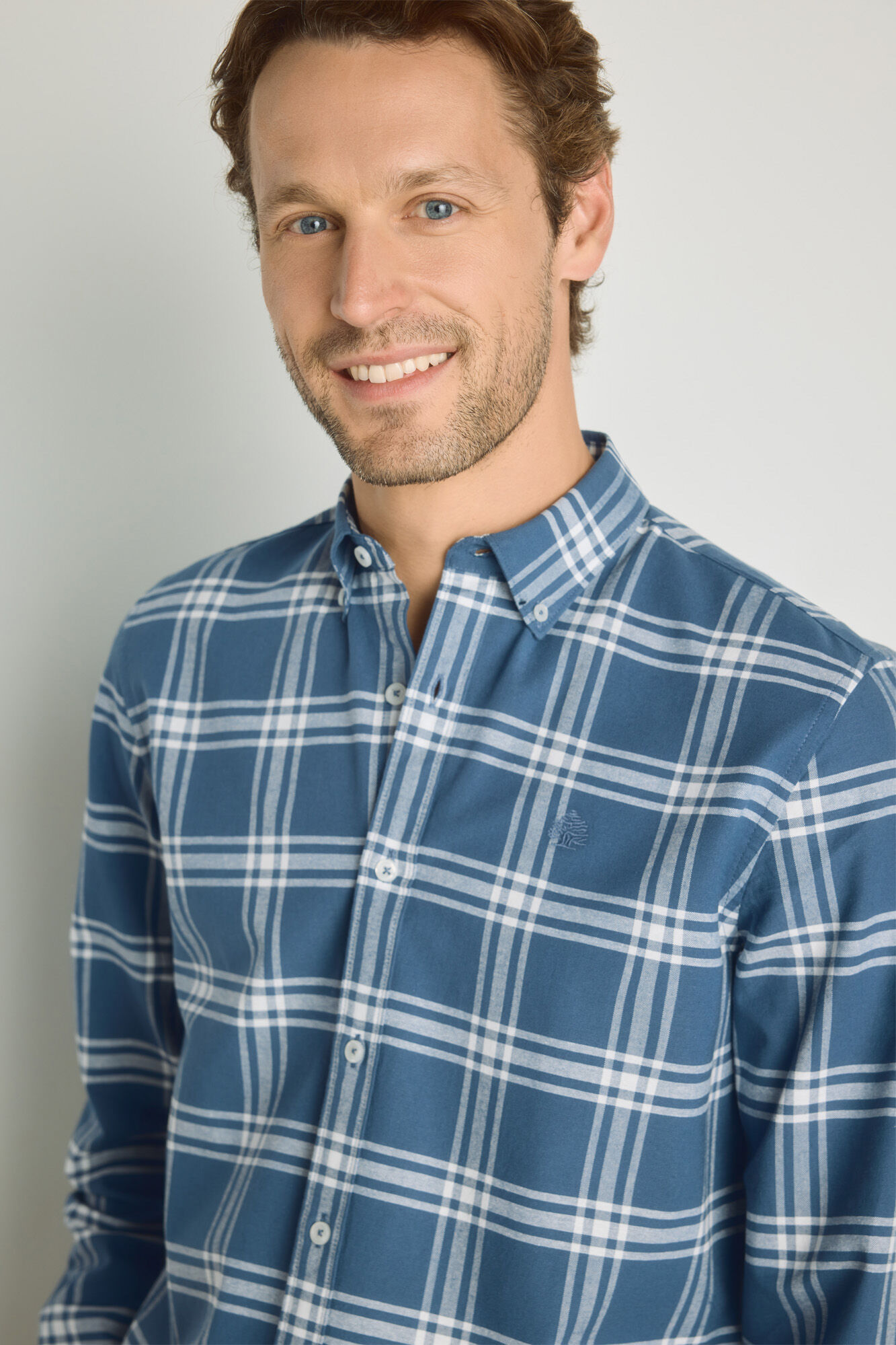 Springfield Camisa de xadrez manga comprida