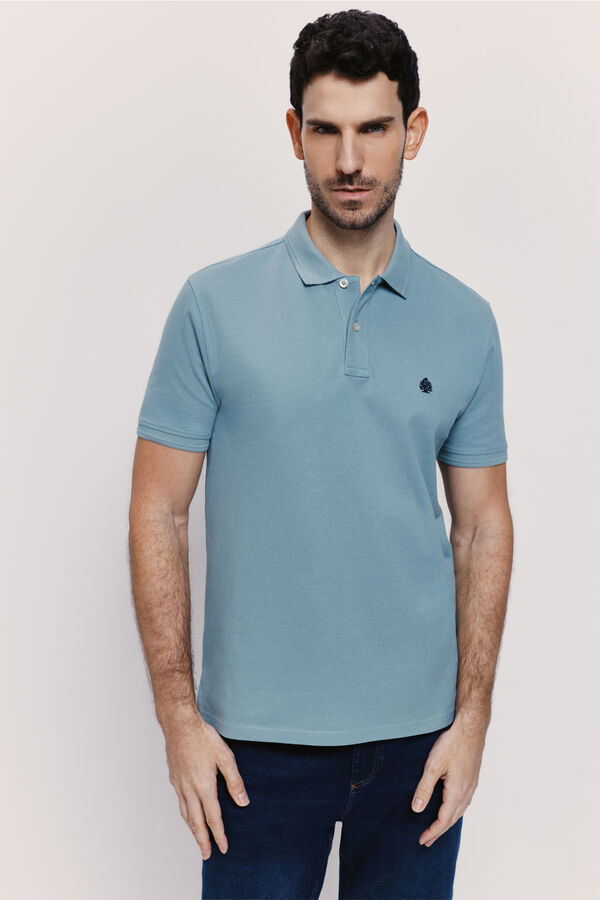 Springfield Polo manga curta Azul