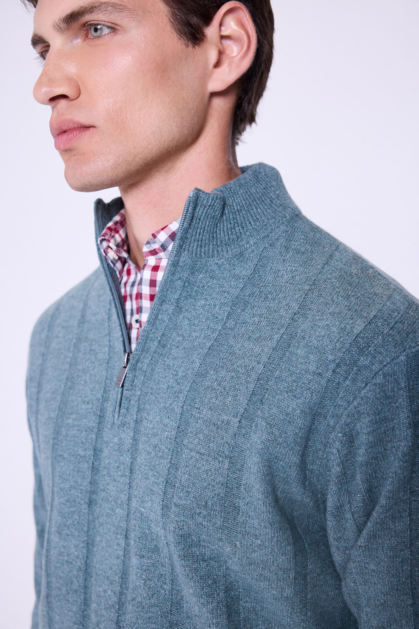 Milano Jersey Canal&eacute; Media Cremallera