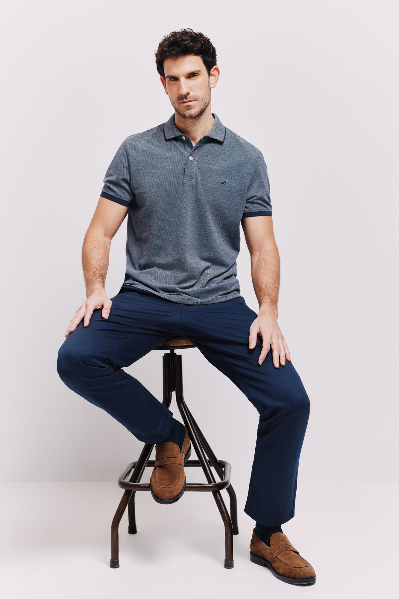 Pedro del Hierro Polo manga corta