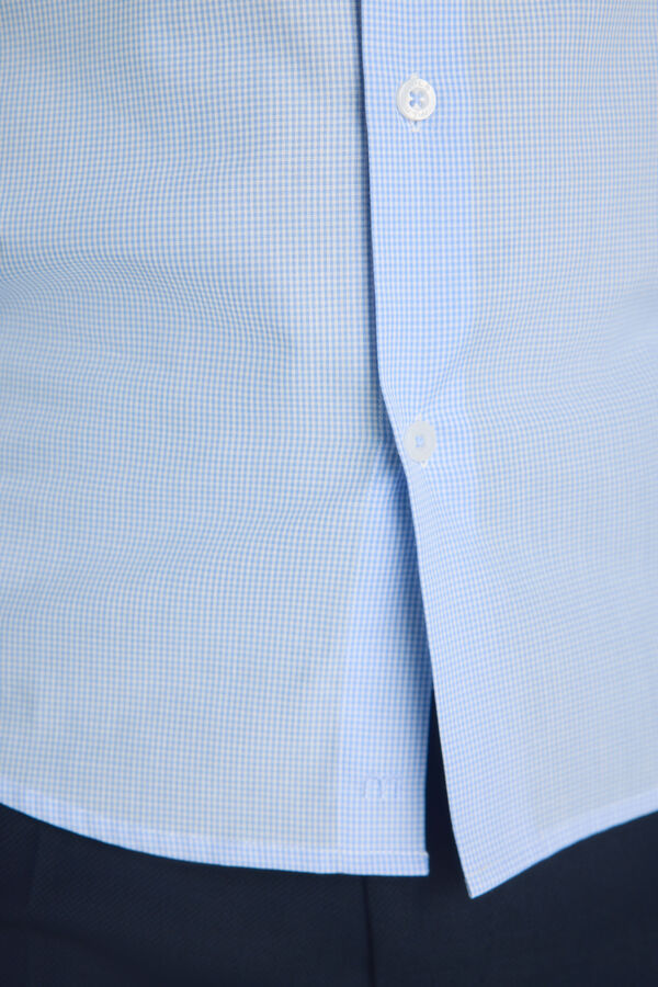 Milano Camisa de manga comprida Azul claro