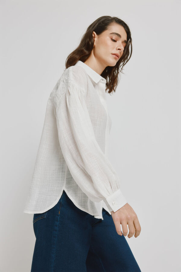 Milano Blusa bordada Marfim