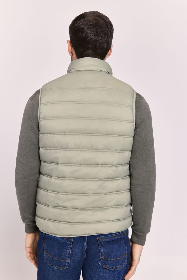 Pedro del Hierro Colete acolchoado ultralight Cáqui médio