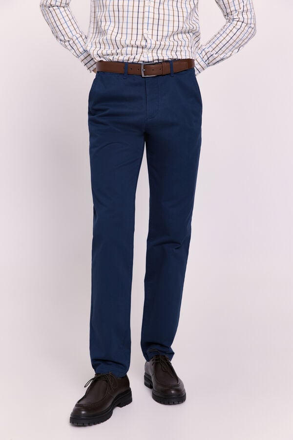 Milano Pantalón chino regular fit Navy