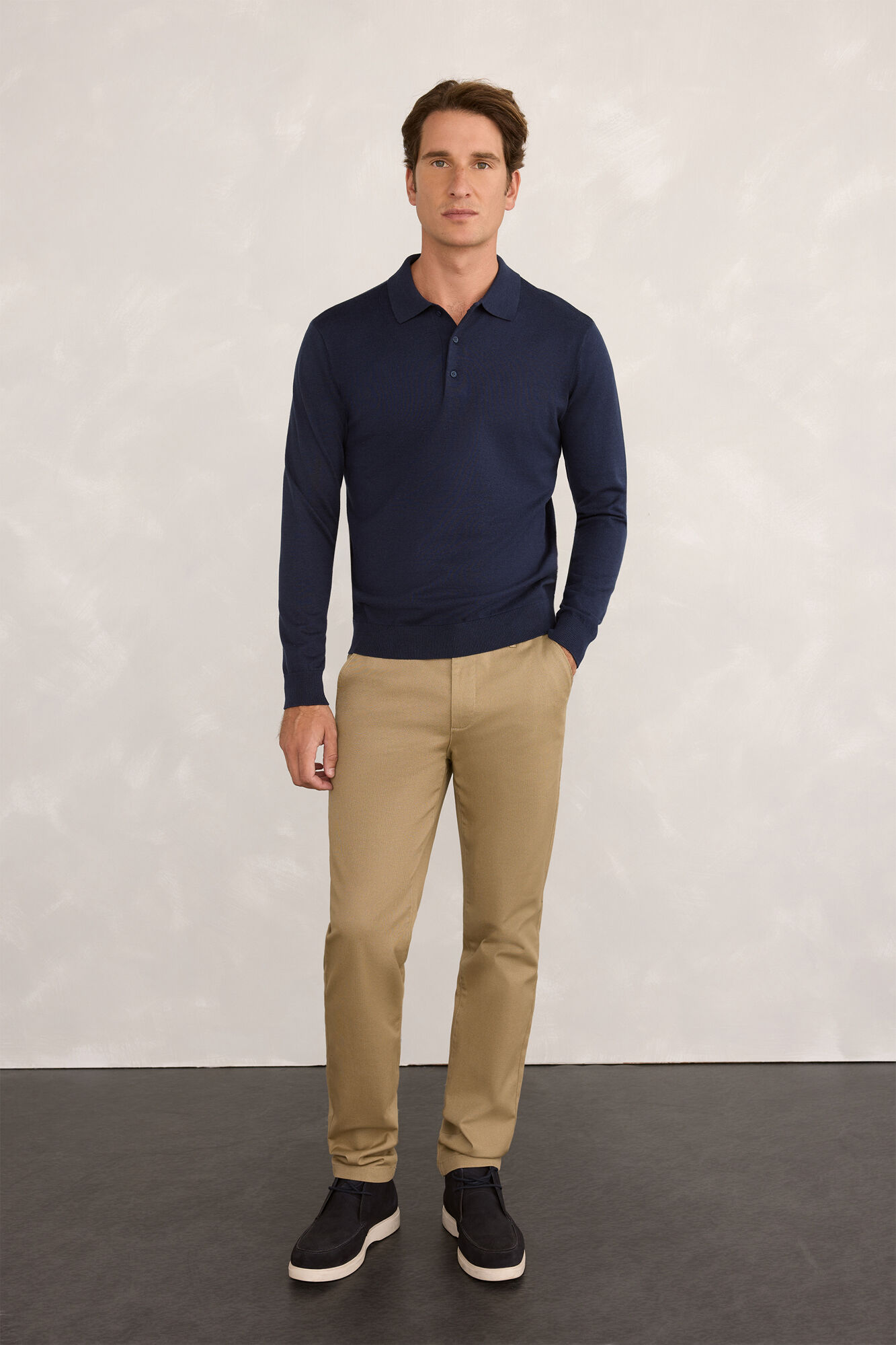 Milano Jersey Polo Botones