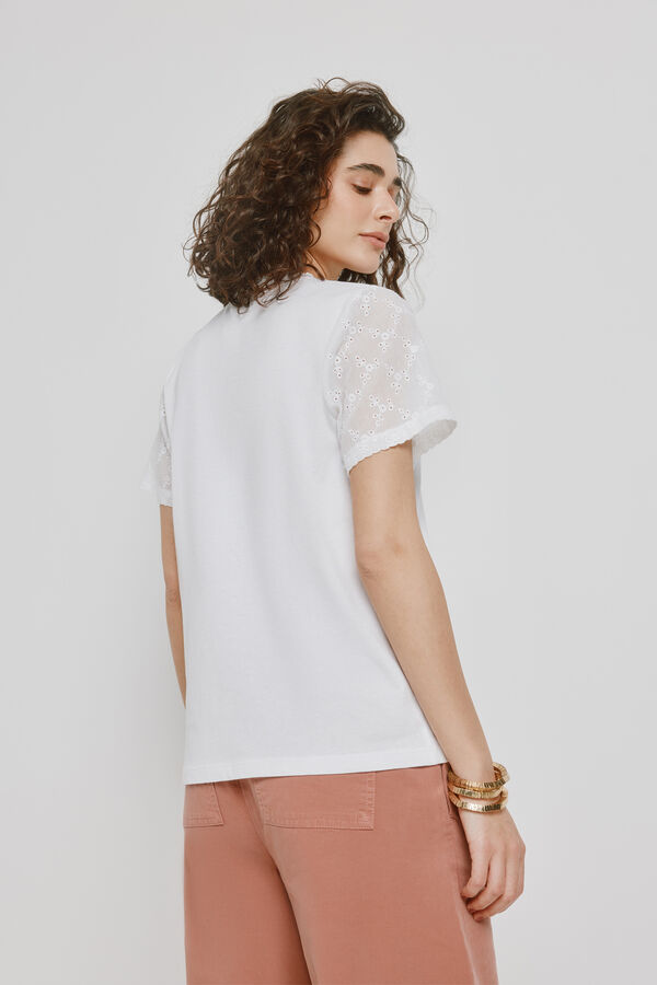 Milano T-shirt manga curta Branco