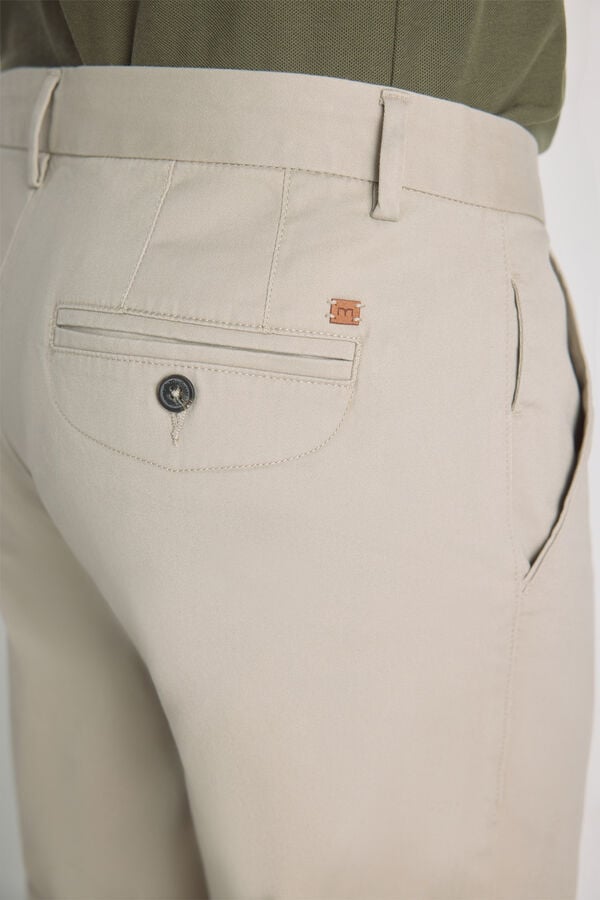 Milano Pantal&oacute;n chino slim Gris Claro