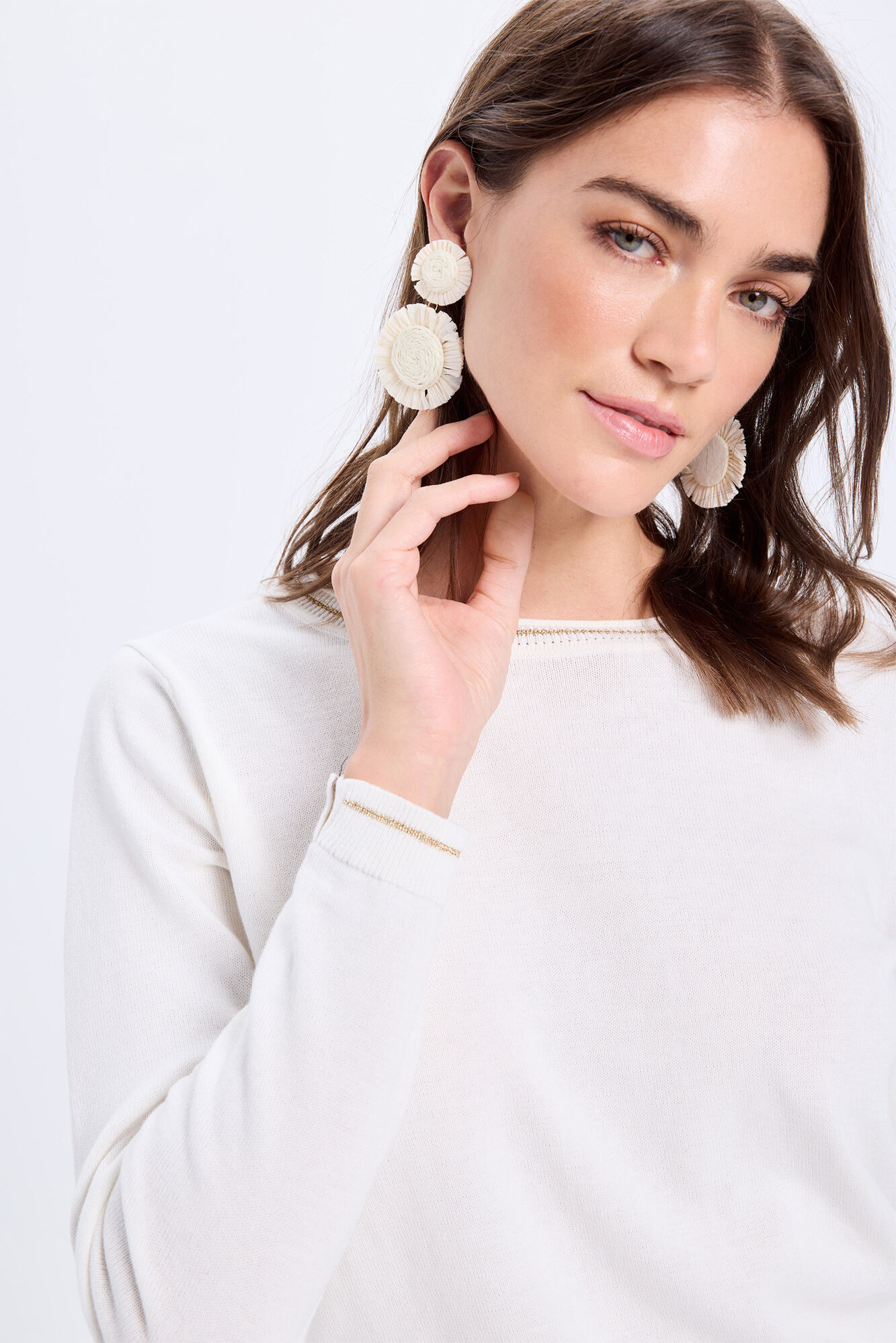 Milano Jersey algod&oacute;n detalle lurex