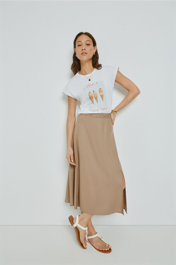 Milano Camiseta estampada manga corta Blanco