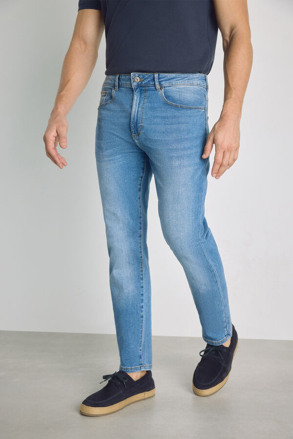 Milano Pantal&oacute;n vaquero slim fit Azul Claro