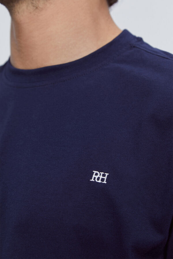 Pedro del Hierro T-shirt B&aacute;sica PDH Marinho