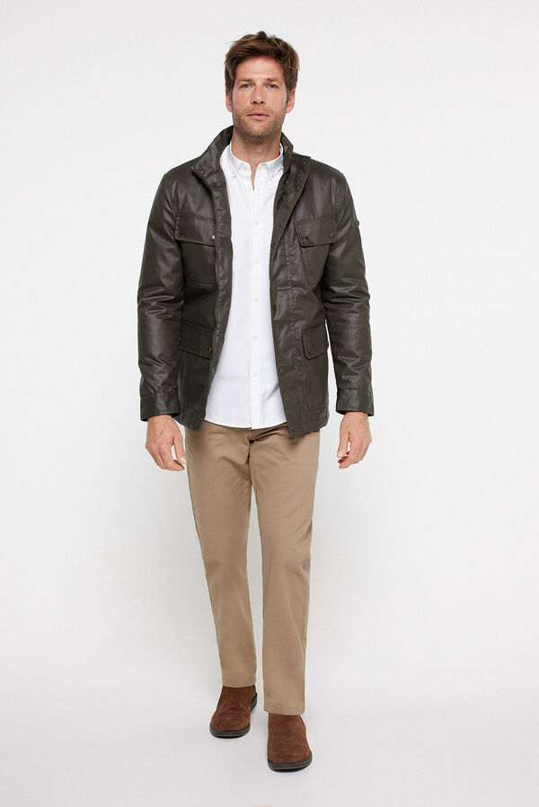 Milano Cal&ccedil;as chino lisas Camel