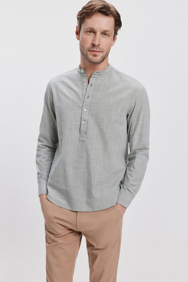 Milano Camisa Mao Polo Verde