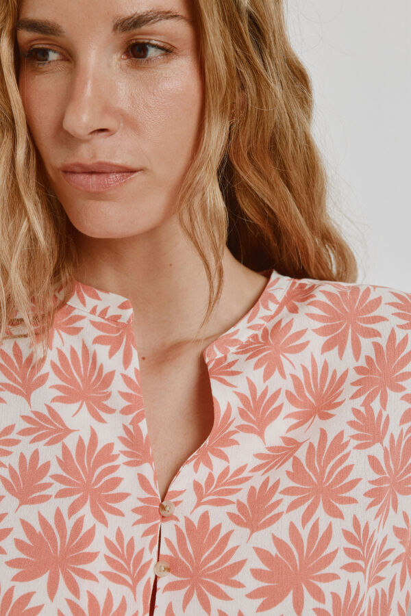 Milano Blusa estampada Coral