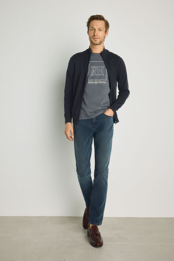 Pedro del Hierro Pantal&oacute;n vaquero slim fit Gris