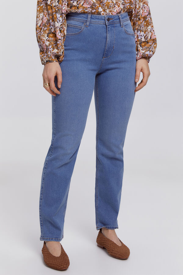 Milano Cal&ccedil;as denim regular Azul