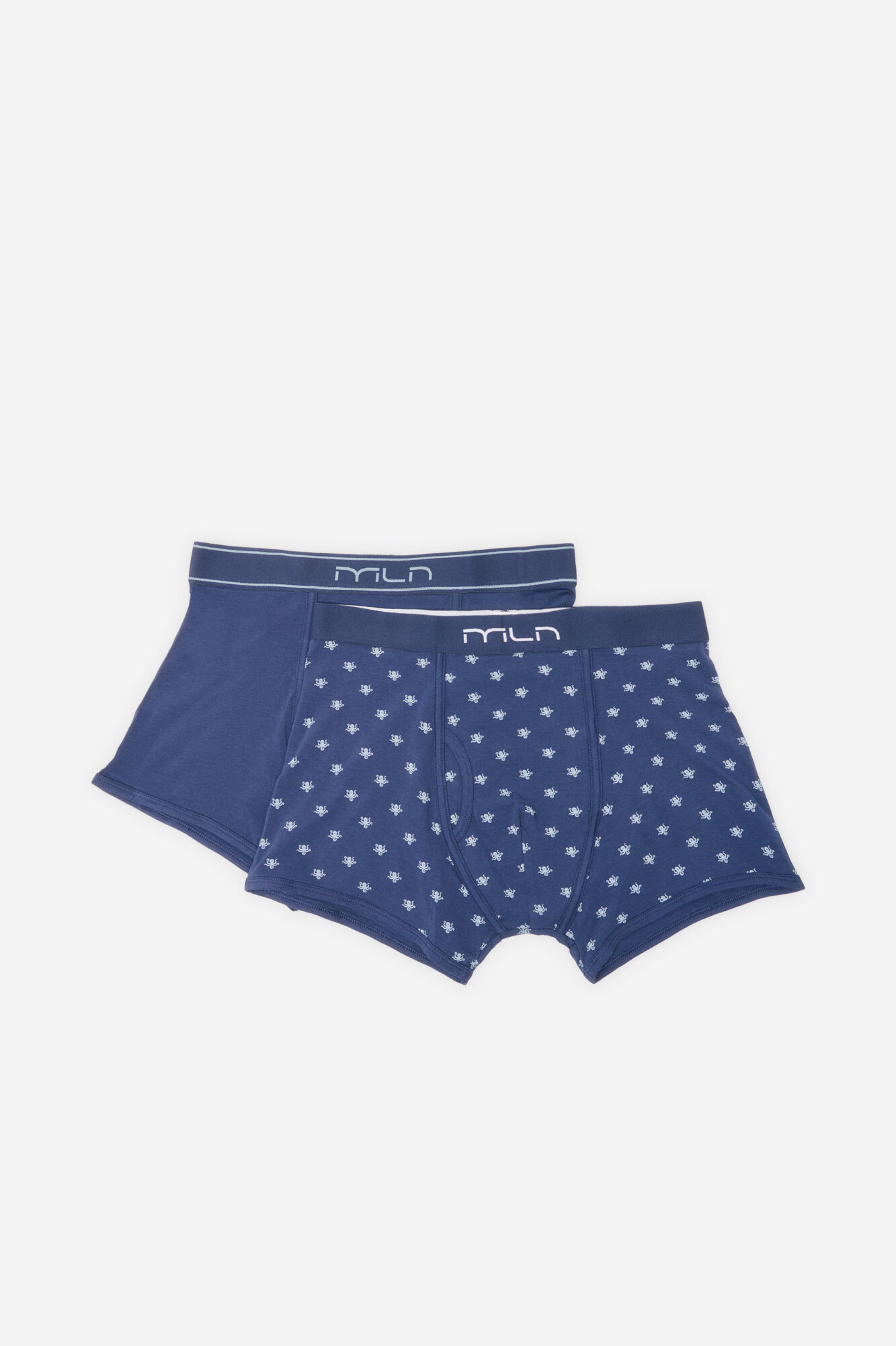 Milano Pack boxer liso y estampado pulpos