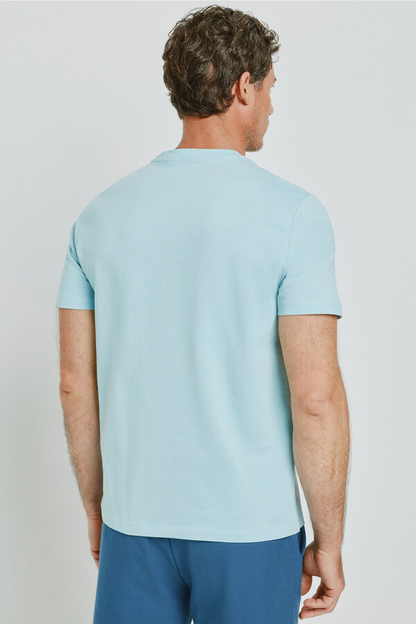 Milano T-shirt de manga curta Azul