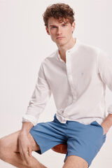 Pedro del Hierro Camisa Lino PDH Lisa Blanco